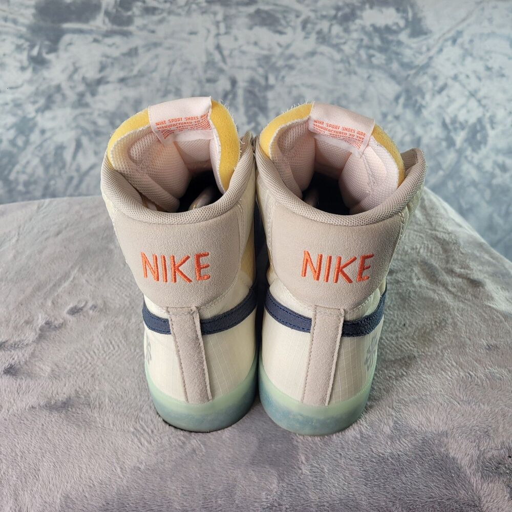 Nike Blazer 77 Mid Move To Zero Glacier Ice Mens Sz 10 Basketball Shoe Sneaker - Picture 5 of 11